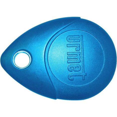 Clé badge de proximité 13,56 MHz – Couleur bleu – Pour systèmes d'accès sécurisés – Compatible avec lecteurs Urmet
