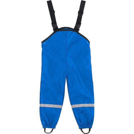 Unisex-Regenoverall für Kinder, wind- und wasserdicht, schlammabweisende Hose – Größe 140 – Blau