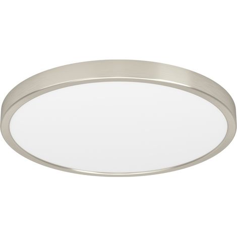 Lampe Zigbee IP44 Fueva 6-Z rond - acier inoxydable - Ø 38,9cm - 901421