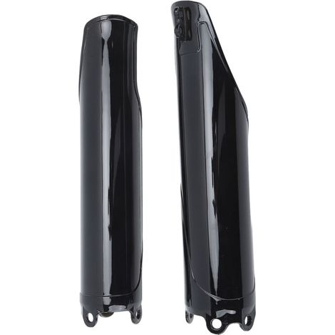 Set di 2 copriforcella anteriori neri lucidi per CRF250R, CRF250X, CRF450R, CR125, CR250, CRF 450 RX (1/4)