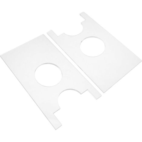 2 Pieces Furniture Slipping Acrylic Blocker Prevent Protect Stopper (1/5)