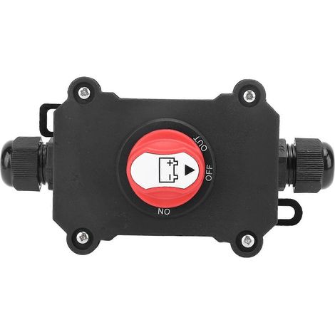 Interrupteur marche/arrêt étanche pour entrée de câble, 12 à 32 V CC, universel pour une utilisation en extérieur