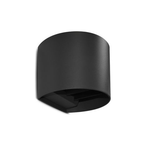 Applique Murale LED Rond Noir 6W 3000K Miidex Lighting® (1/5)