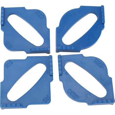 4 Gabarits de Routage pour Angles Arrondis R5 à R40 - Modèles de Découpe pour Coins Ronds (1/5)