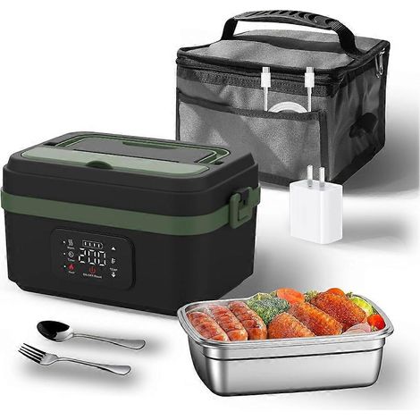 Elektrisch beheizbare Lunchbox für Erwachsene, Männer und Frauen, isoliert und selbstheizend, batteriebetrieben, australischer Stecker. (1/5)