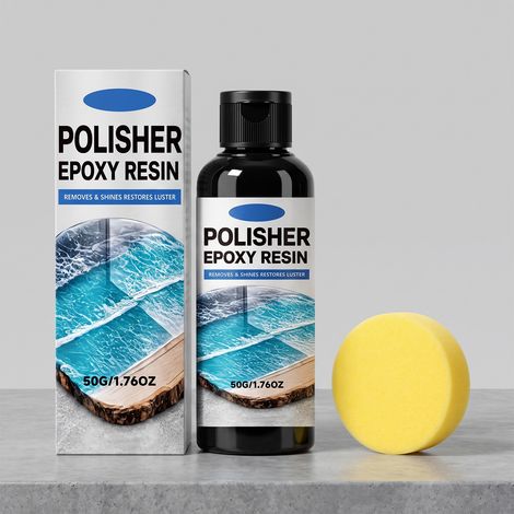 Epoxidharz-Poliermittel für Metall- und Kunststoffoberflächen – Reinigung, Polieren, Fleckenentfernung, Handpolitur und Pflege – 50 g -- DE (1/5)