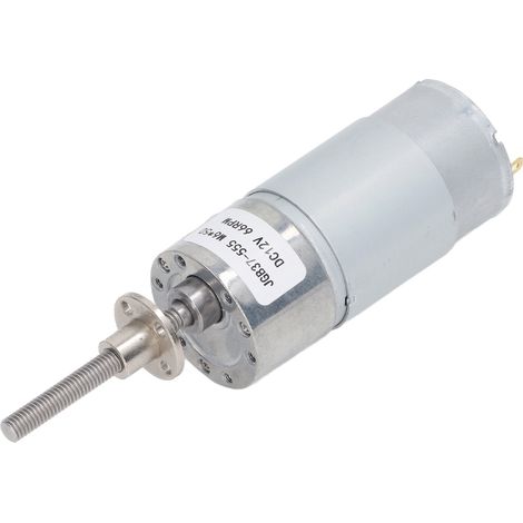 Gleichstrom-Getriebemotor, Gehäuse aus legiertem Stahl, schlagfest, Gleichstrom-Untersetzungsmotor, 12 V, 66 U/min (1/5)