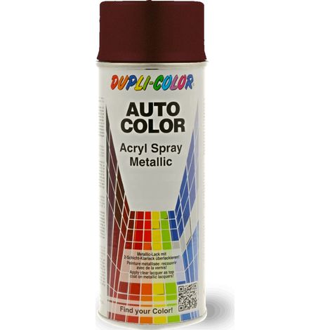 Vernice spray Dupli-Color 50-0155 400ml Rosso Scuro Metallizzato VW Audi LB3Y (1/5)