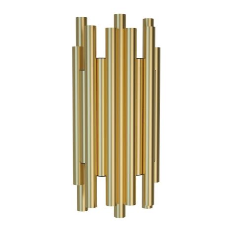 Applique ORGANIC W0311D oro spazzolato LED 8W Maxlight