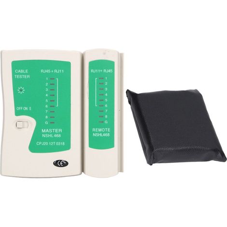 Testeur de câble réseau RJ11 RJ45, outil de diagnostic pour la réparation et l'entretien (1/5)