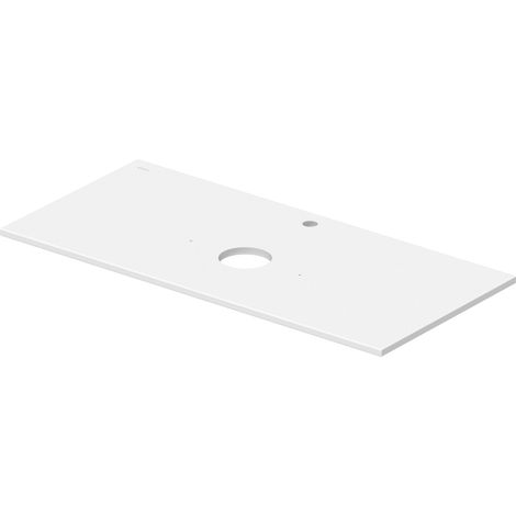 Console Duravit Sivida, 1 découpe au centre, 1080x500mm,