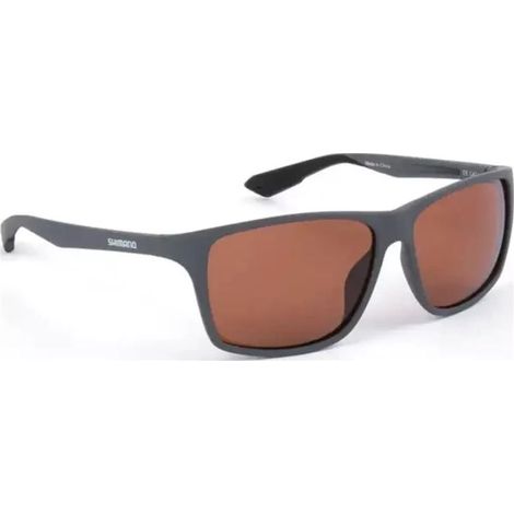 SHIMANO Technium Matte, polarizadas, Gafas, Dunkelgrau & Kupfer, SHMMCDGC