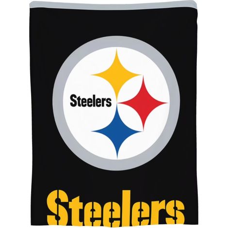 Couverture en flanelle Steelers, épaisse et chaude, jeté doux pour lit, canapé et salon, cadeau toutes saisons pour garçons, filles et femmes (plusieurs tailles) (1/5)