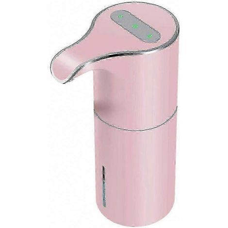 Distributeur de savon mousse automatique 450ML, pompe à savon sans contact étanche pour les mains, flacon doseur tactile avec capteur infrarouge, rechargeable et résistant à l'eau. (1/5)