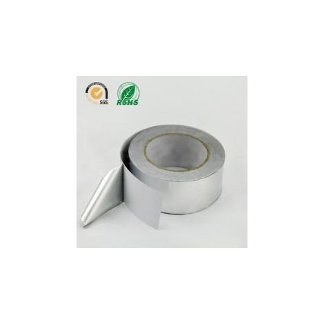 CINTA DE ALUMINIO 10mm/CON ADHESIVO/2m/25um (1/2)