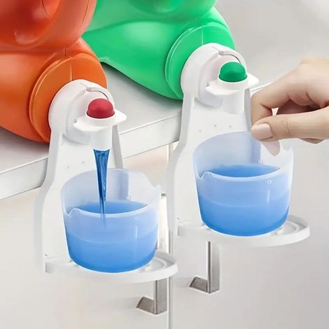 Beyamis Le porte-gobelet pour détergent à lessive Providers, récupérateur de gouttes de détergent [Lot de 2] (1/5)