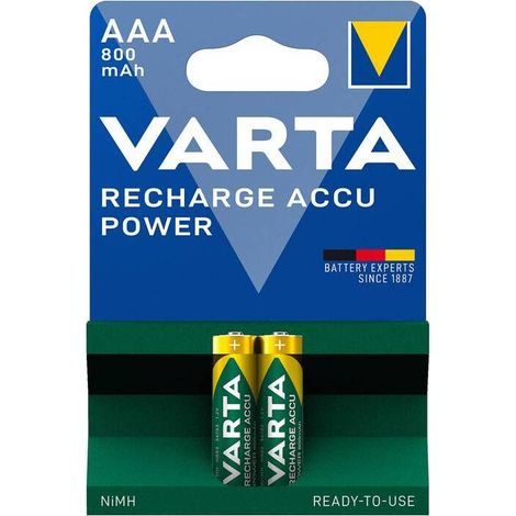 10 x VARTA BATT RICARICABILE MINISTILO 800MAH BL 2 PZ