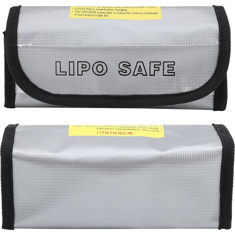 Sac ignifugé pour batterie LiPo, sac de sécurité anti-explosion, pochette de protection pour chargeur (1/5)