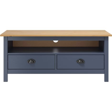 Maison Exclusive - TV-Schrank Hill Grau 110x40x47 cm Kiefer Massi