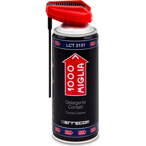 Errecom 1000 Miglia LCT 2101, Detergente Contatti Elettrici ed Elettronici, Bombola Aerosol 400 mL con Erogatore Professionale Doppio Utilizzo (1/5)