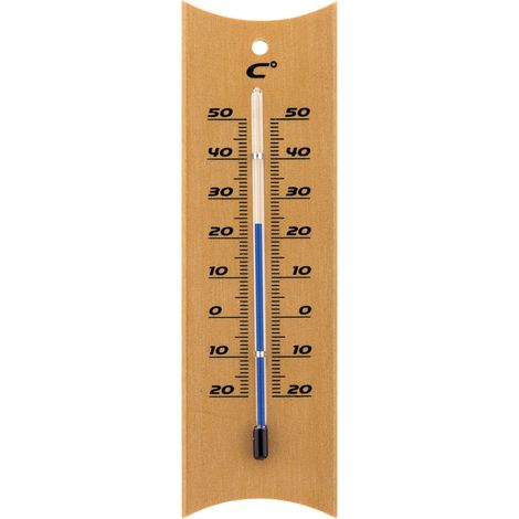 Otio – Thermomètre à alcool pour intérieur et extérieur – Plage de température -35°C à +45°C – Dimensions 18 x 3 cm (1/4)