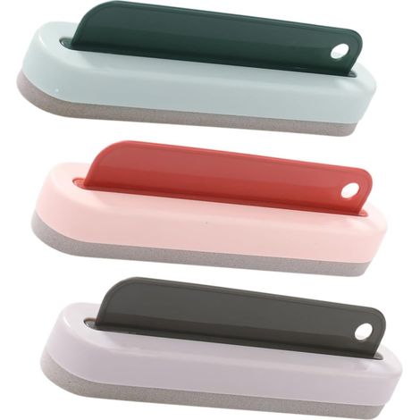 3 raclettes de douche, plastique, pour fenêtres et carrelage (1/5)