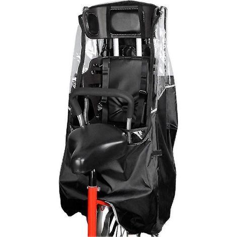 Housse imperméable pour selle de vélo enfant, protection pluie, UV, poussière et vent - Sy-AquaForge (1/5)