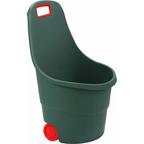 Terre Jardin – Chariot de jardin 2 roues 45 L – Capacité 45 litres – En plastique – Maniable sur tous types de terrain