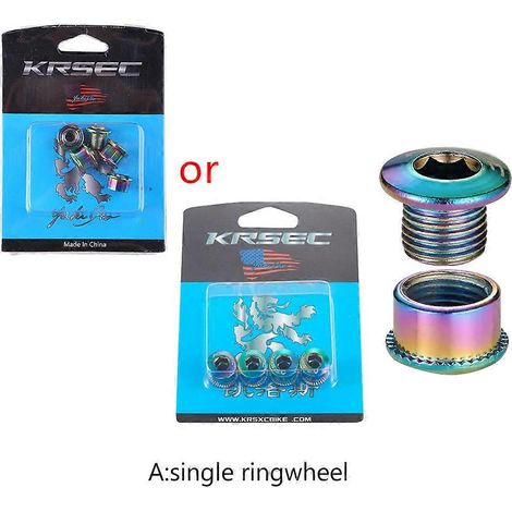 Lot de 4 vis de plateau de vélo 6/8 mm pour VTT et vélo de route (1/5)