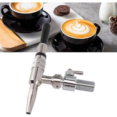 Robinet à café en acier inoxydable, antirouille et étanche. (1/5)