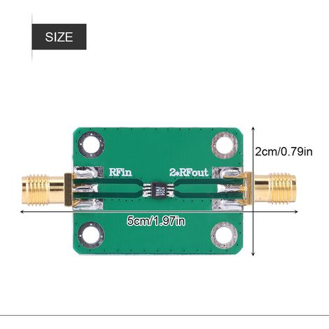 Multiplicateur de fréquence micro-ondes RF : entrée RF : 4 GHz - 8 GHz, sortie RF : 8 GHz - 16 GHz (1/5)