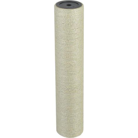 Tiragraffi per gatti nido giocattolo animali di peluche 8 x 40 cm 10 mm beige 3702031