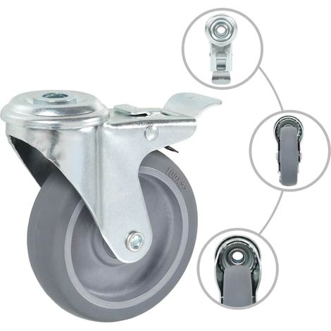 Barre d'appui de douche antidérapante de 12 pouces, barre d'appui de salle de bain en acier inoxydable finition chromée, barre d'équilibre moletée de salle de bain, Support de main courante (1/5)