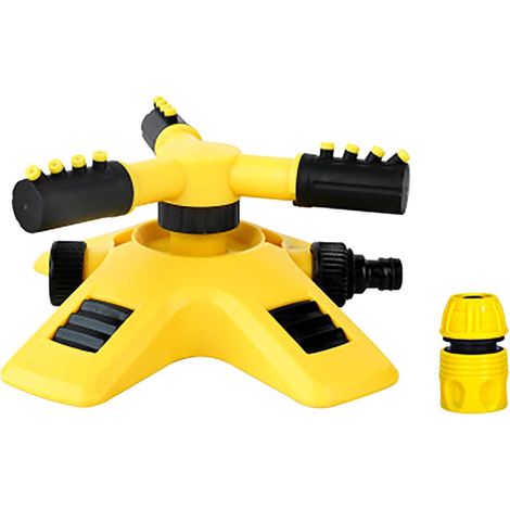 Arroseur Rotatif 360° - Arroseur À 3 Bras Pour Pelouse Jardin Terrasse Toit - Système D'arrosage Automatique - 1 Pièce (1/4)