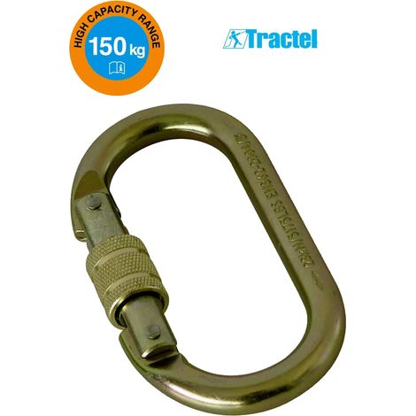 TRACTEL CONNETTORE IN ACCIAIO M10 PER IMBRACATURA E CORDINI DI SICUREZZA (1/3)