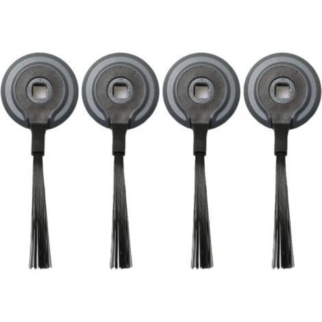 4er-Set Seitenbürsten für Shark R85/S86/R71/RV871/AV752 Saugroboter – Zubehör für Saugroboter, schwarz (1/3)