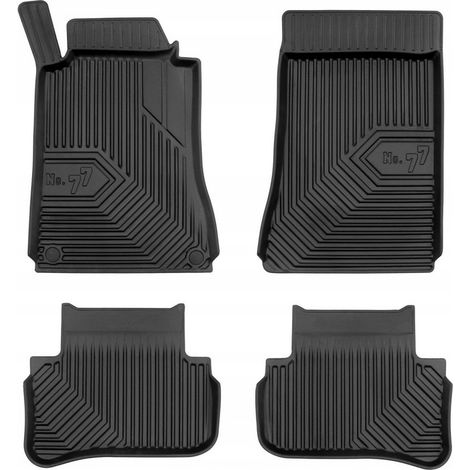 Alfombrillas para Mercedes C W203 S203 2000-2007, alfombrillas para puertas, alfombrillas de goma para puertas, bandejas 77 (1/5)