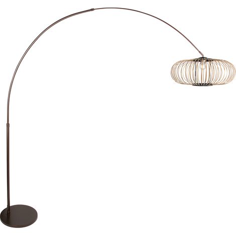 Steinhauer - stehlampe - Sparkled Light - braun - bambus metall -
