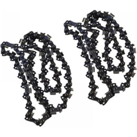 Set mit 2 Kettensägenketten für 35,5 cm (14 Zoll) Führungsschienen – 50 Treibglieder – rückschlagsichere Kette, kompatibel mit Stihl, Remington und McCulloch (1/5)