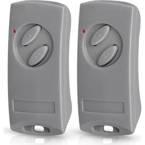 Telecomando per cancello EcoStar RSE2-433, RSC2-433, RSZ1-433, compatibile con Hormann Ecostar Liftronic/TUBAUTO EuroPro 500/700/800 Portronic D2500/D5000/S4000, 2 pezzi (1/5)