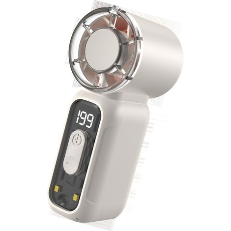Filiyano-Ventilateur turbo portable puissant et léger pour l'extérieur (blanc) (1/5)