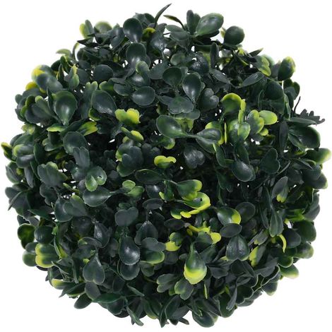 vidaXL Bolas de boj artificial 2 unidades 22 cm (1/2)