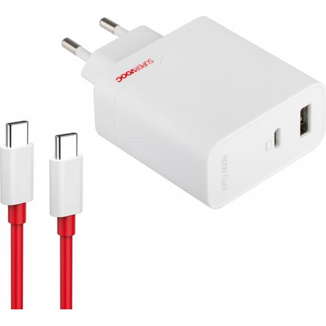 Cargador de Viaje - OnePlus - SuperVOOC - 80W - USB-A/USB-C - Cable USB-C incluido (1/5)