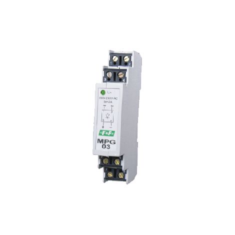 Pont de diode (greatz) modulaire entrée 110/264 VAC sortie 2A / MPG-03 230V