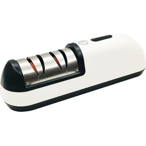 Aiguiseur de Couteaux de cuisine丨Aiguiseur Electrique de Couteau 2 en 1, Affûteur à Deux Niveaux, Outils de Cuisine pour Réparer et Restaurer les Lames (1/4)