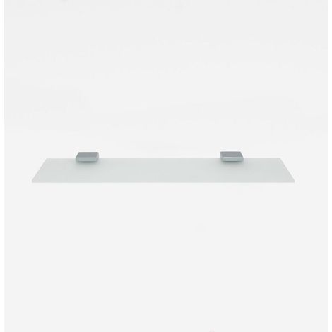 Inda - Mensola bagno in vetro satinato L.50cm