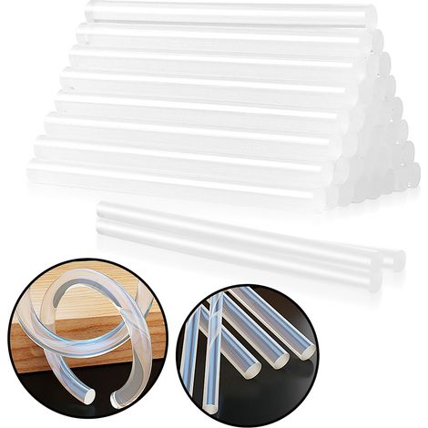 Jiubiaz 1KG Heißkleber Heißklebestifte Klebesticks Heißklebesticks 11mm x 190mm Klebestifte Stück DIY