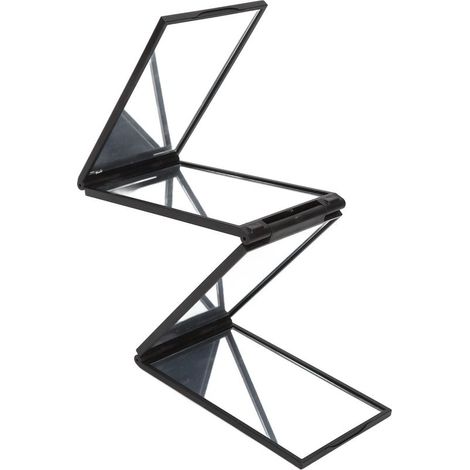 Miroir 360° Réglable pour Maquillage et Rasage, Porte Miroir 4 Voies pour Salon et Douche (1/5)