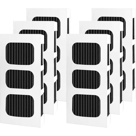 JSSEVN-6er-Pack Filter kompatibel mit Frigidaire Pure Air Ultra, Paultra2 Frigidaire Pureair Ultra II Luftfilter, 242047805, 5303918847, Eap12364179