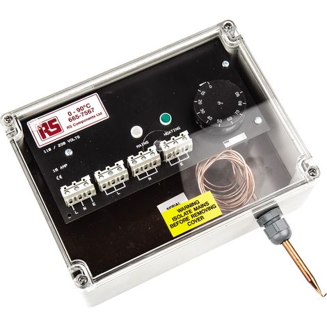 Thermostat pour ruban chauffant, Dimensions 200 x 75 x 150mm ( Prix pour 1 ) (1/2)